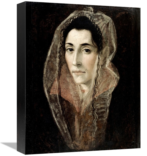 Global Gallery GCS-277482-16-142 16 in. Portrait of a Lady Art Print -