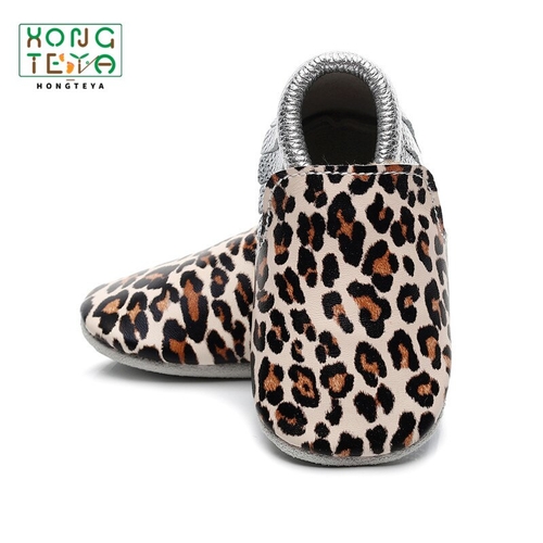 2019 Newborn Leopard Heart Baby Shoes Genuine