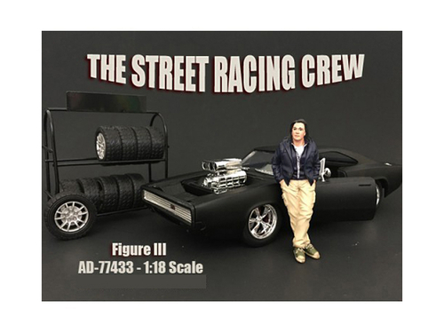 The Street Racing Crew Figure III For 1:18 Scale Models by American