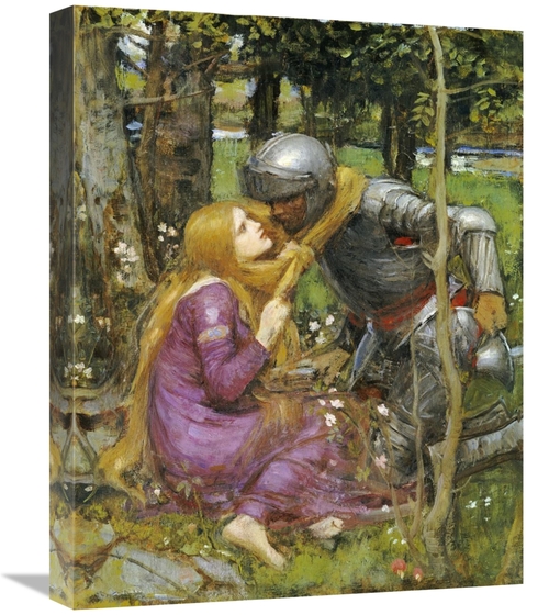 Global Gallery GCS-267553-22-142 22 in. A Study for La Belle Dame Sans