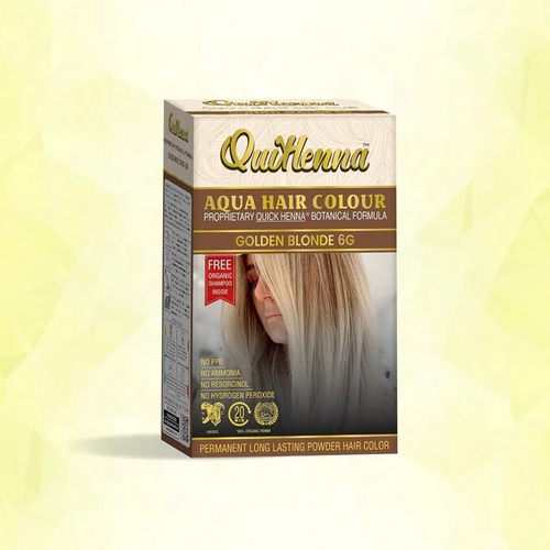 AQUA Powder Hair Color 6G Golden Blonde for Men & Women