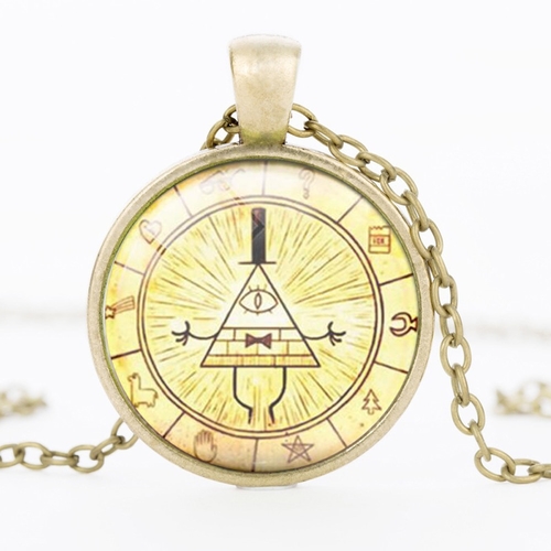 Gravity Falls Stainless Steel Pendant Time Gems