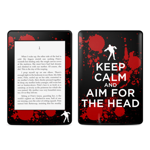 DecalGirl AKP-KEEPCALM-ZOMBIE Amazon Kindle Paperwhite Skin - Keep Cal