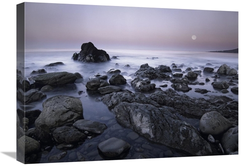 Global Gallery GCS-395912-1824-142 18 x 24 in. Full Moon Over Boulders