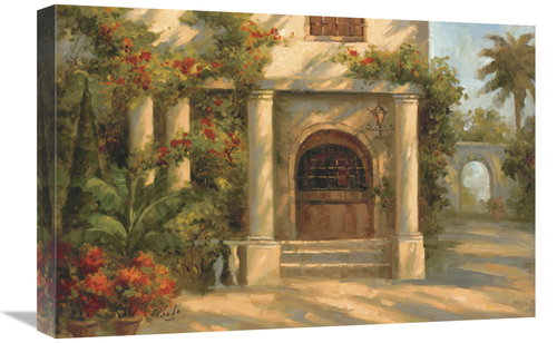 Global Gallery GCS-127081-1624-142 16 x 24 in. Augustines Courtyard Ar
