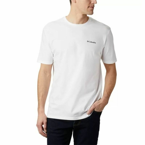 Men’s Short Sleeve T-Shirt Columbia North Cascades White