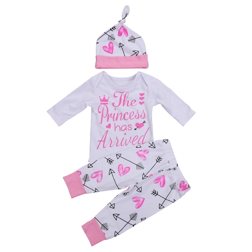 Newborn Kids Infant Baby Girls Autumn Clothes Long