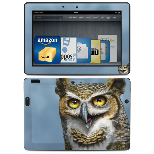 DecalGirl AKX8-OWLTOTEM Amazon Kindle HDX 8.9 Skin - Owl Totem