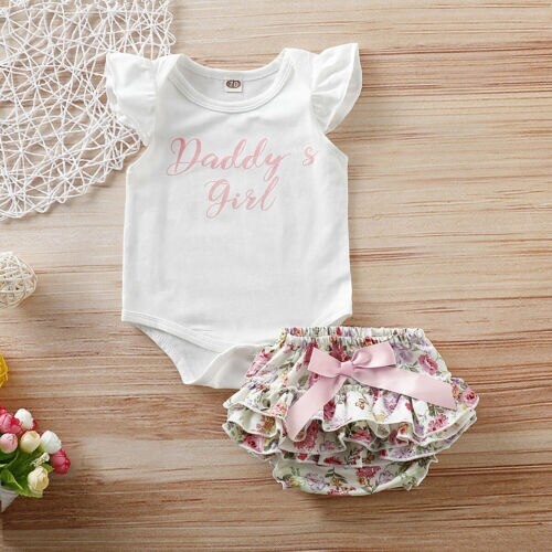 Newborn Kid Baby Girl Cotton Romper Jumpsuit
