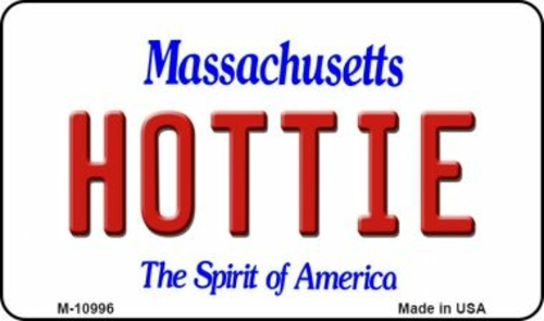 Smart Blonde M-10996 3.5 x 2 in. Hottie Massachusetts State License Pl