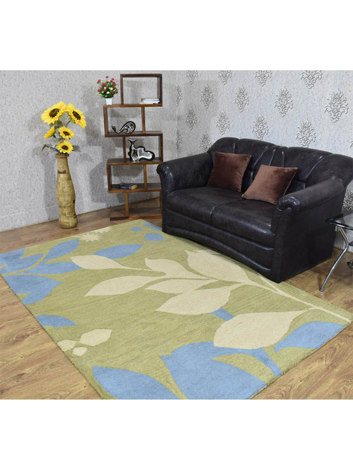 Glitzy Rugs UBSK00719T0013A17 9 x 12 ft. Hand Tufted Wool Area Rug - G