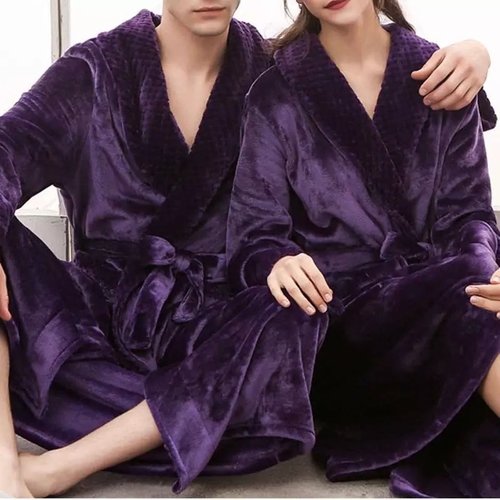 Winter Couples Bathrobe