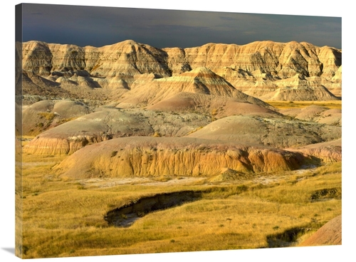 Global Gallery GCS-452146-3040-142 30 x 40 in. Eroded Buttes & Prairie