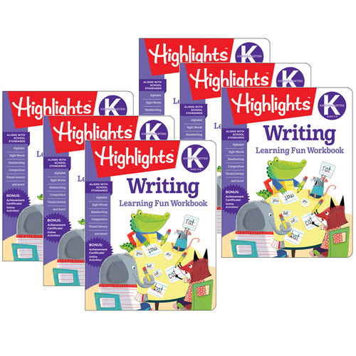 Highlights for Childrens HFC9781684372843-6 Learning Fun Workbooks for