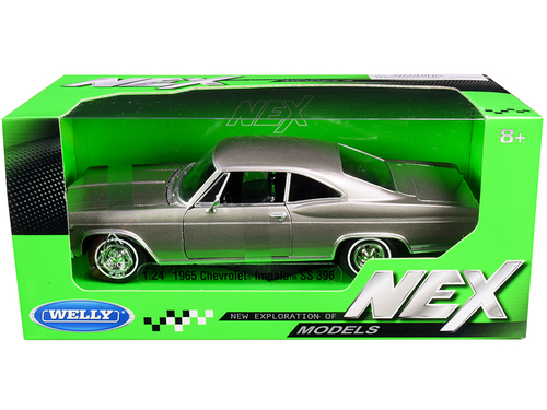 1965 Chevrolet Impala SS 396 Gray Metallic \NEX Models\" 1/24 Diecast