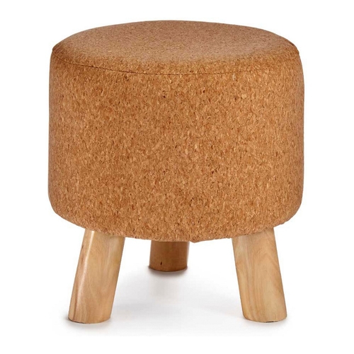 Pouffe Brown MDF Cork (28 x 28 x 28 cm)