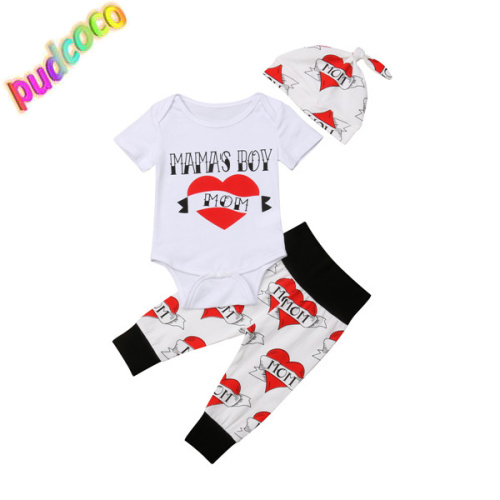  Newborn Baby Boy Infant Mama'S Romper