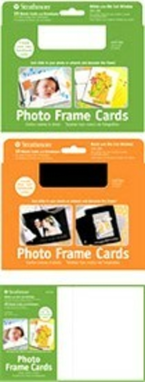 Art Supplies 105185 Photoframe Cards White 10 Pack