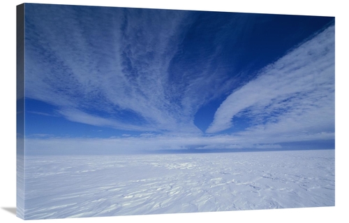 Global Gallery GCS-453529-2436-142 24 x 36 in. Cirrus Clouds Above Icy