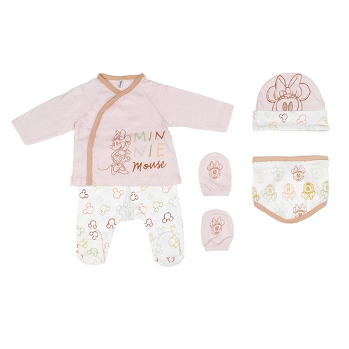 Set of clothes Minnie Mouse 4 Pieces Pink (1 month)