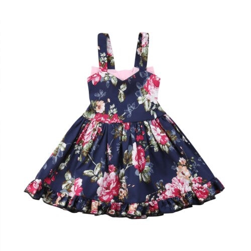 Flower Girl Princess Dress Kid Baby Party