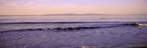 Panoramic Images PPI134389L Paddle-boarder in sea  Santa Rosa Island  