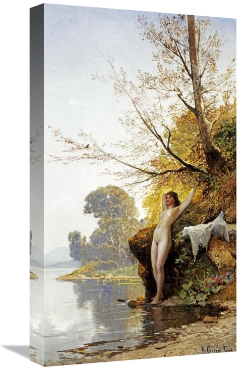 Global Gallery GCS-267877-22-142 22 in. The Bather Art Print - Hermann