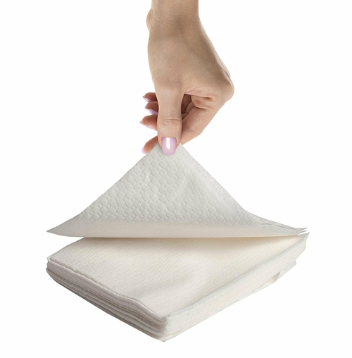 Dukal Dry Wash Cloths 10" x 13". Pack of 50 Disposable Wash Cloths for