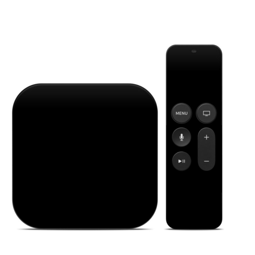 DecalGirl ATV4-SS-BLK Apple TV 4th Gen Skin - Solid State Black