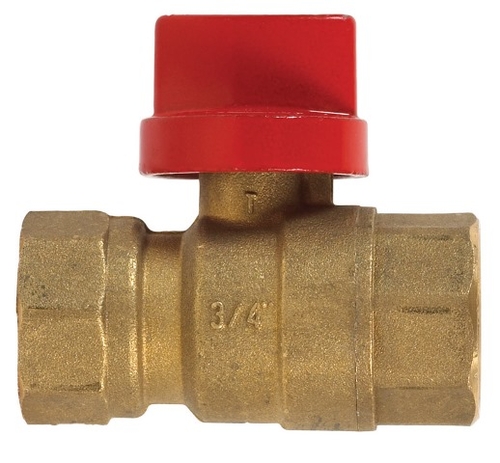 B & K 111-124HC Brass Gas Ball Valve 0.75 in. - 2 Piece