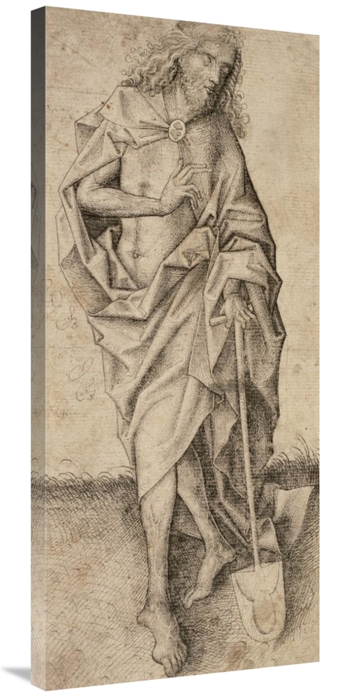 Global Gallery GCS-456186-40-142 40 in. Christ As the Gardener Art Pri