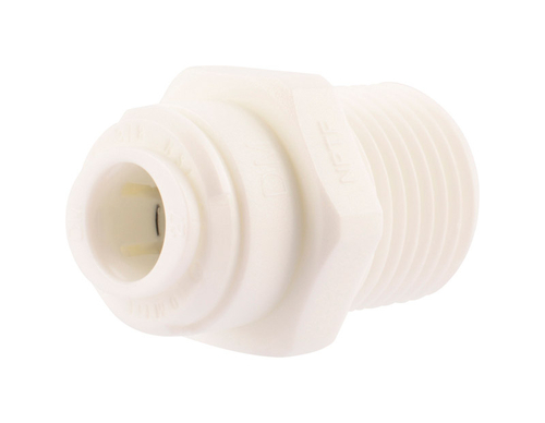 Push to Connect 0.37 x 0.5 in. Dia. MIP Threaded Adapter- pack of 6