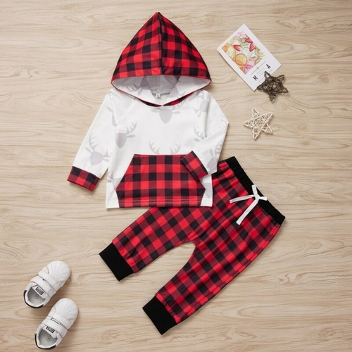 Pudcoco Autumn 2Pcs Newborn Kid Baby Boy Girl