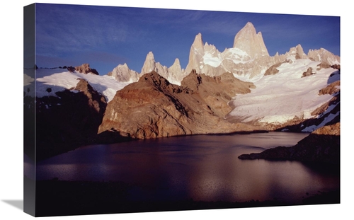 Global Gallery GCS-451130-1624-142 16 x 24 in. Fitzroy Massif with Sun