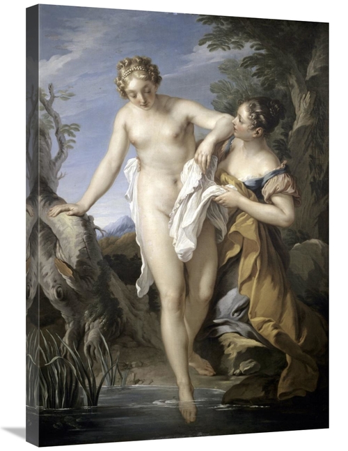 Global Gallery GCS-278792-30-142 30 in. Bather & Her Attendant Art Pri