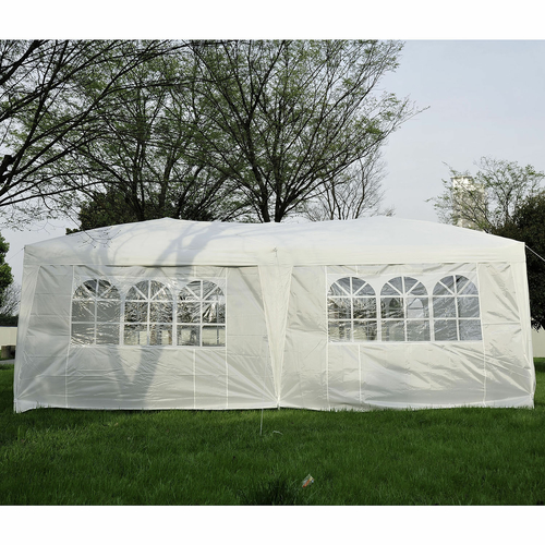 Outsunny 10‚Äôx20‚Äô Outdoor Folding Pop Up Party Tent Wedding Gazebo