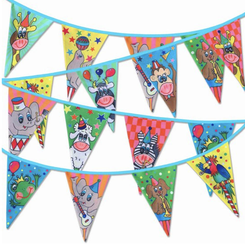 Bunting banner fabric party XL