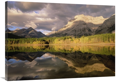 Global Gallery GCS-396980-3040-142 30 x 40 in. Fortress Mountain & Mt 