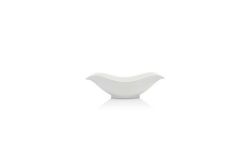Bon Chef 53601White 8 x 3 x 2.5 in. Melamine Petals Bowl, White - 