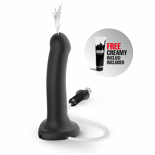 Masturbator Strap-on-me Semi-Realistic Squirting  Black