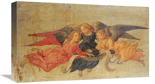 Global Gallery GCS-266217-22-142 22 in. Three Angels Art Print - Barto