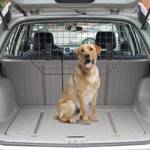 PawHut 35"-48" Vehicle Pet Barrier for Car SUV Truck Universal Fit