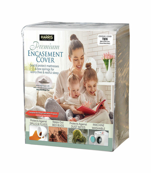 PF Harris 7621808 Twin Stretch-Knit Polyester Mattress Encasement Cove