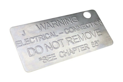 Sigma Electric 55719M 0.5 in. Ground Code Tag