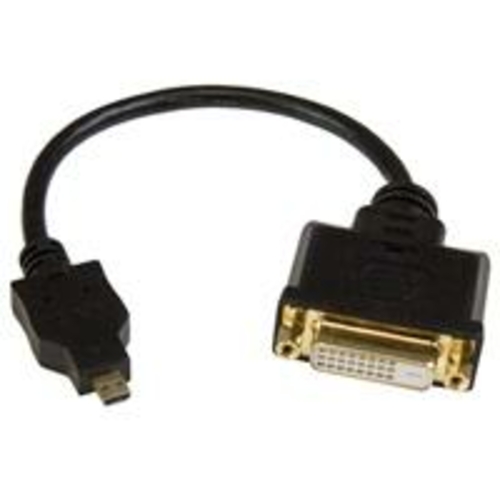 StarTech.com HDDDVIMF8IN 8 in. Micro HDMI to DVI-D Adapter Male to Fem