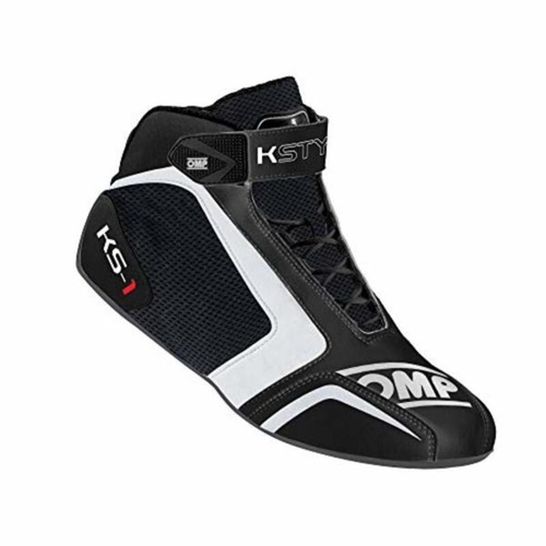 Racing Ankle Boots OMP KS-1 White/Black Size 45