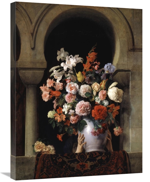 Global Gallery GCS-277864-30-142 30 in. Vase of Flowers in the Window 