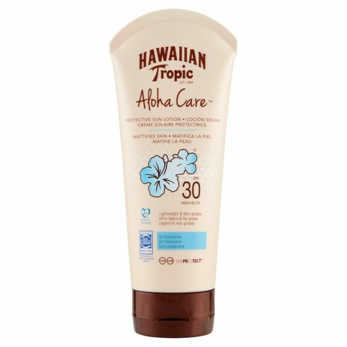 Sun Lotion Hawaiian Tropic Aloha Care SPF 30 Mattifying finish (180