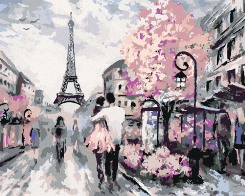 Paint by Numbers - A WALK IN PARIS