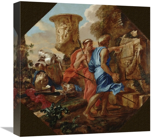Global Gallery GCS-460059-1818-142 18 x 18 in. Arcadian Shepherds Art 